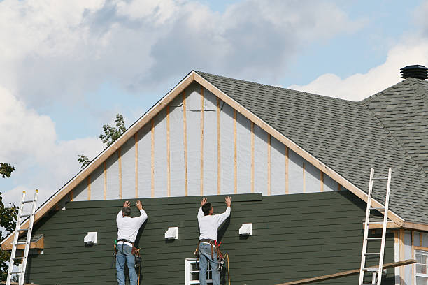 Professional Storm Damage Siding Repair technician working in Richboro, PA